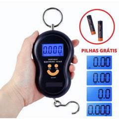Balança com gancho de inox aberto