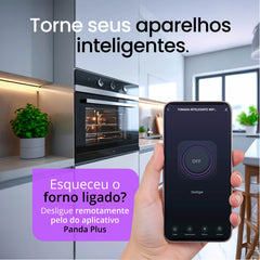 Interface do aplicativo Tuya/Smart Life para controle
