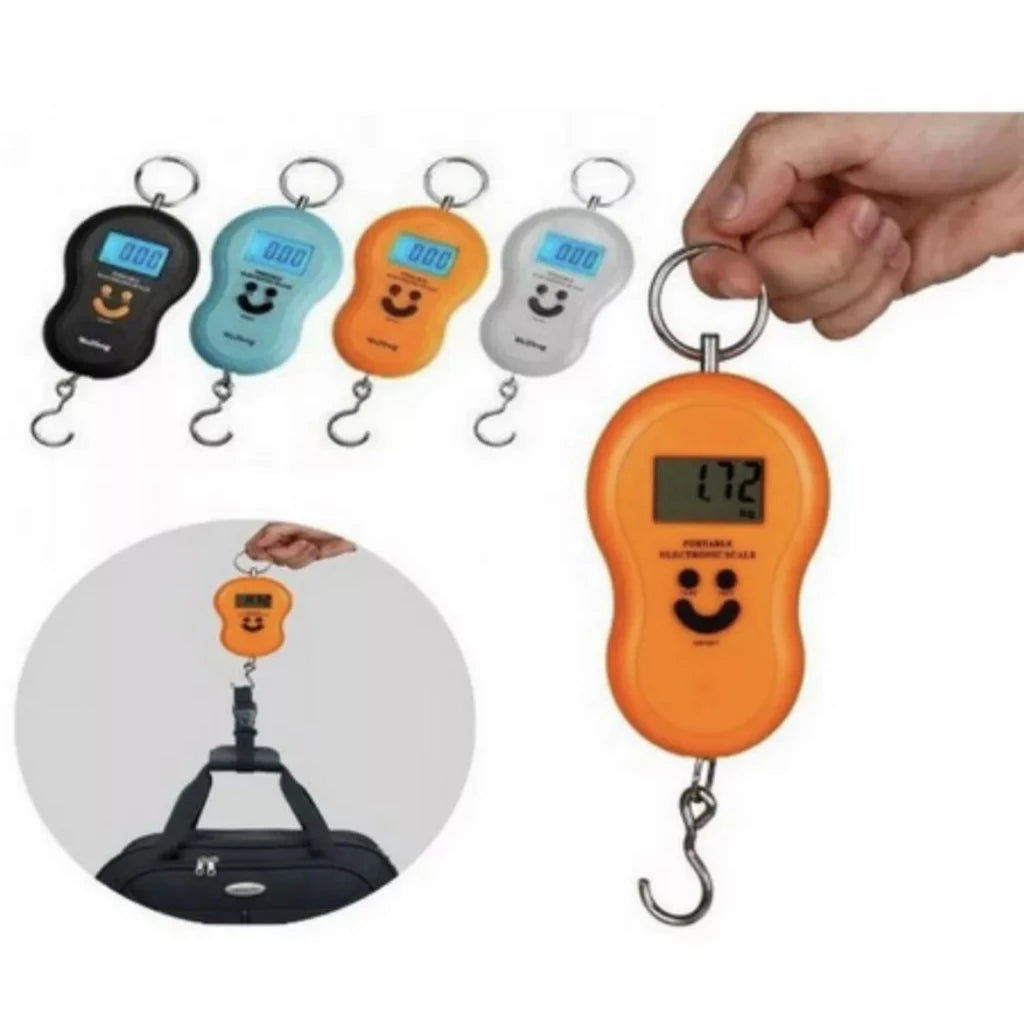 Balança digital portátil display LCD iluminado