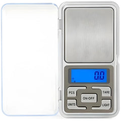 Balança digital compacta com tela LCD iluminada