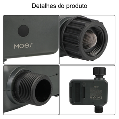 Timer Inteligente de Irrigação MOES Bluetooth Automação Tuya e ZigBee (Alexa/Google Home)