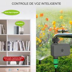 Timer Inteligente de Irrigação MOES Bluetooth Automação Tuya e ZigBee (Alexa/Google Home)