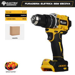 Especificações e manual da furadeira