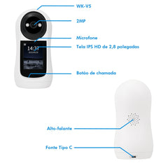 Aplicativo iCSee — interface de monitoramento em tempo real