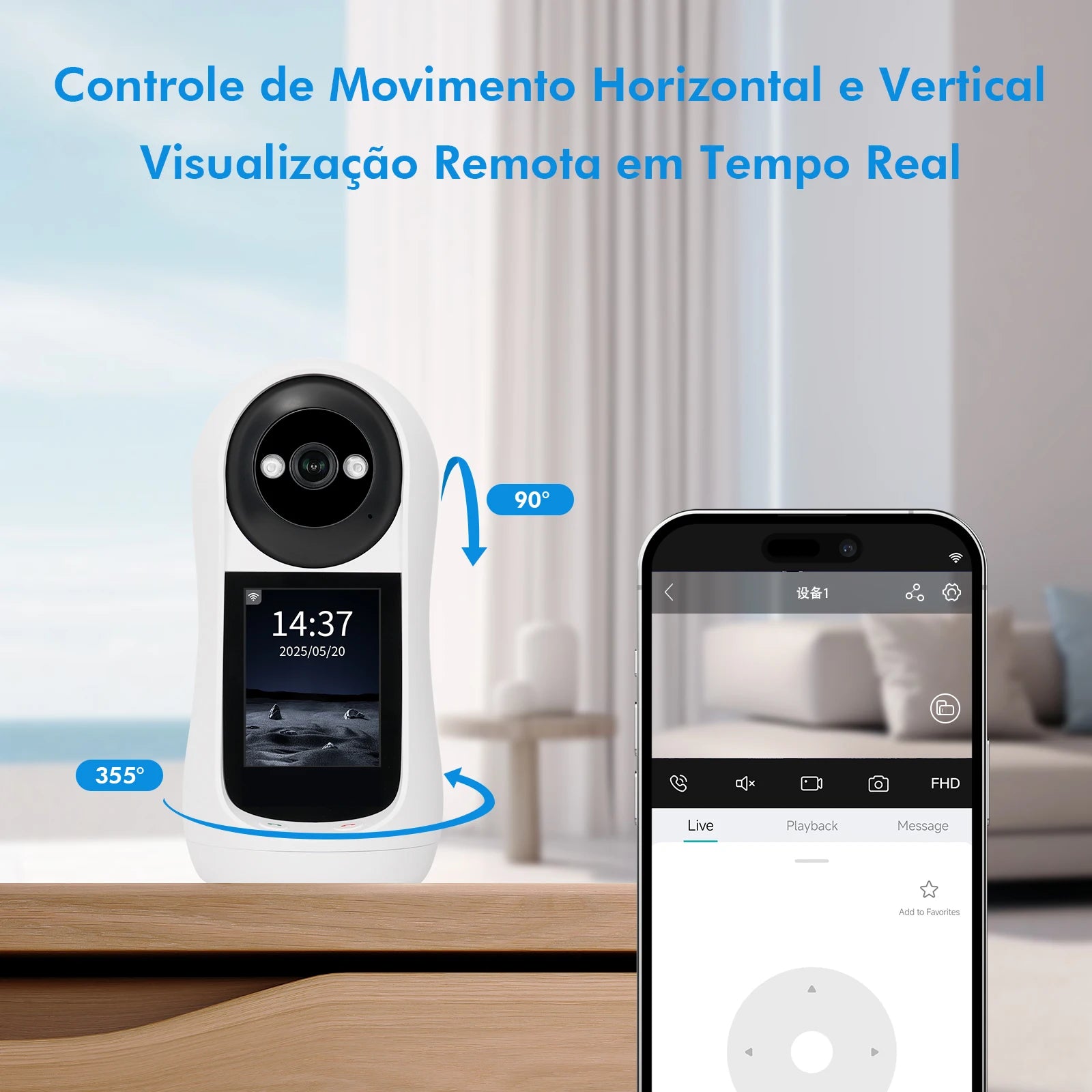 Instalação da câmera — passo a passo de configuração WiFi