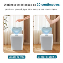 Lixeira Inteligente com sensor 3D e abertura automática