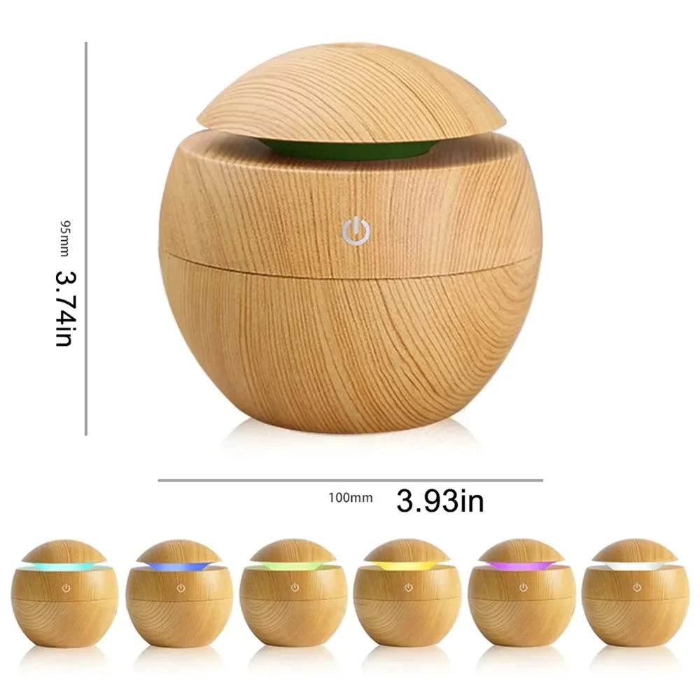 Conexão USB e tamanho compacto do difusor