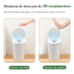 Lixeira Inteligente com sensor 3D e abertura automática