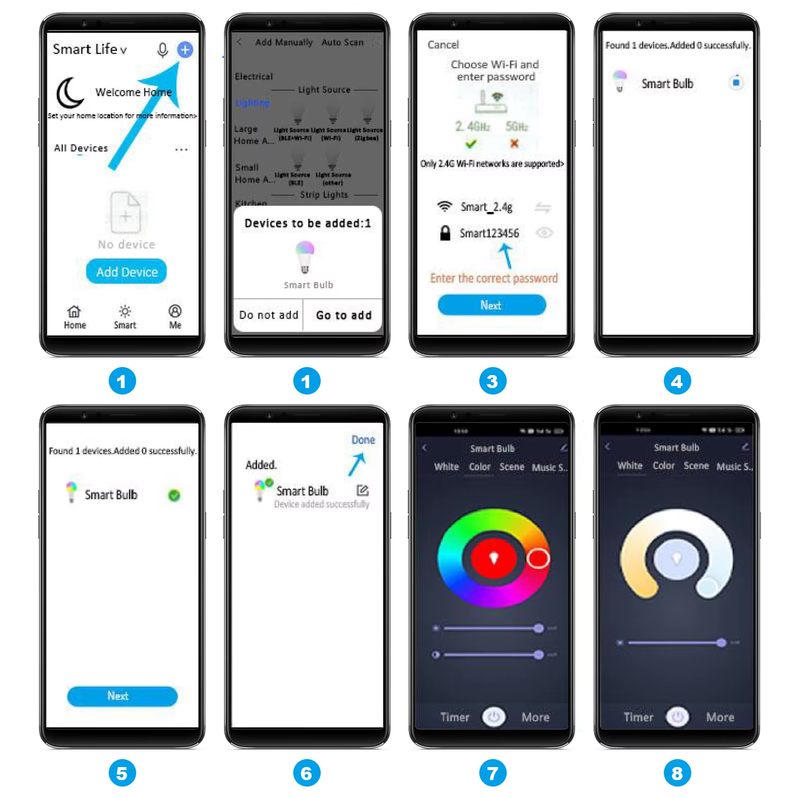 Lâmpada Inteligente Bluetooth RGB 15W com Alexa e Google Home