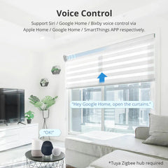 Motor Elétrico para Persiana Zemismart Zigbee com bateria, Alexa e Google Home