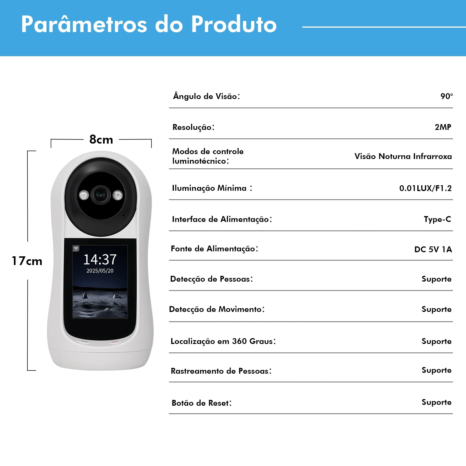 App iCSee no smartphone — alertas e notificações de movimento