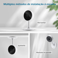 Mini Câmera de Segurança Wi-Fi com visão noturna