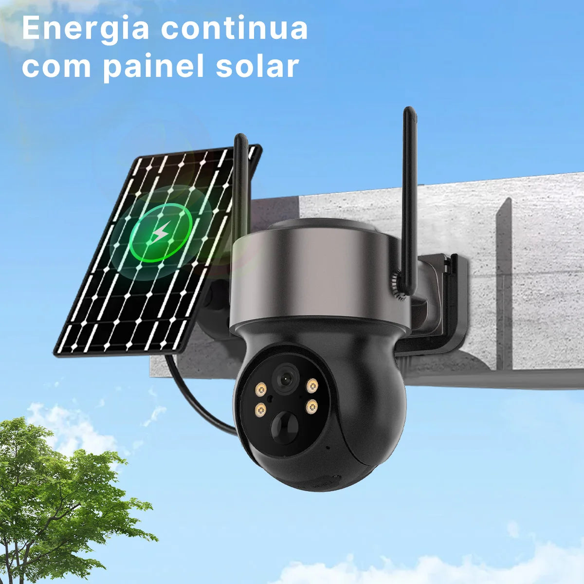 Visão noturna Starlight — sensor CMOS sensível em pouca luz