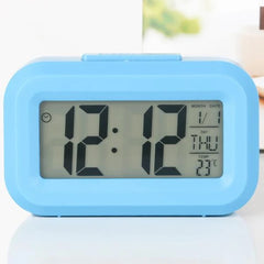 Relógio despertador portátil com opção de 12h e 24h