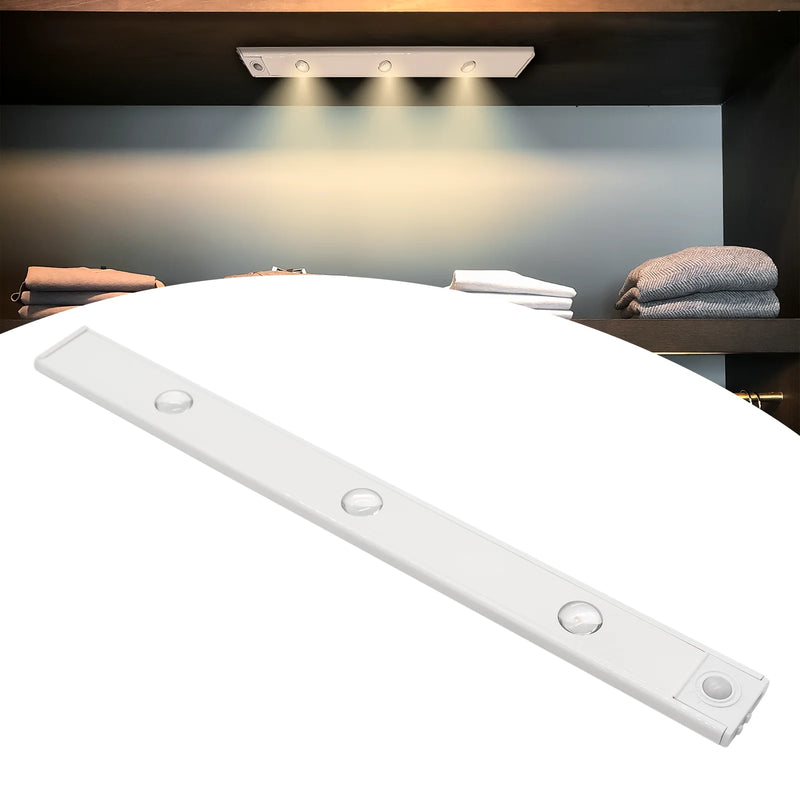 Luminária LED Recarregável e Sensor de Movimento - Instalação Fácil, Design Moderno e Elegante