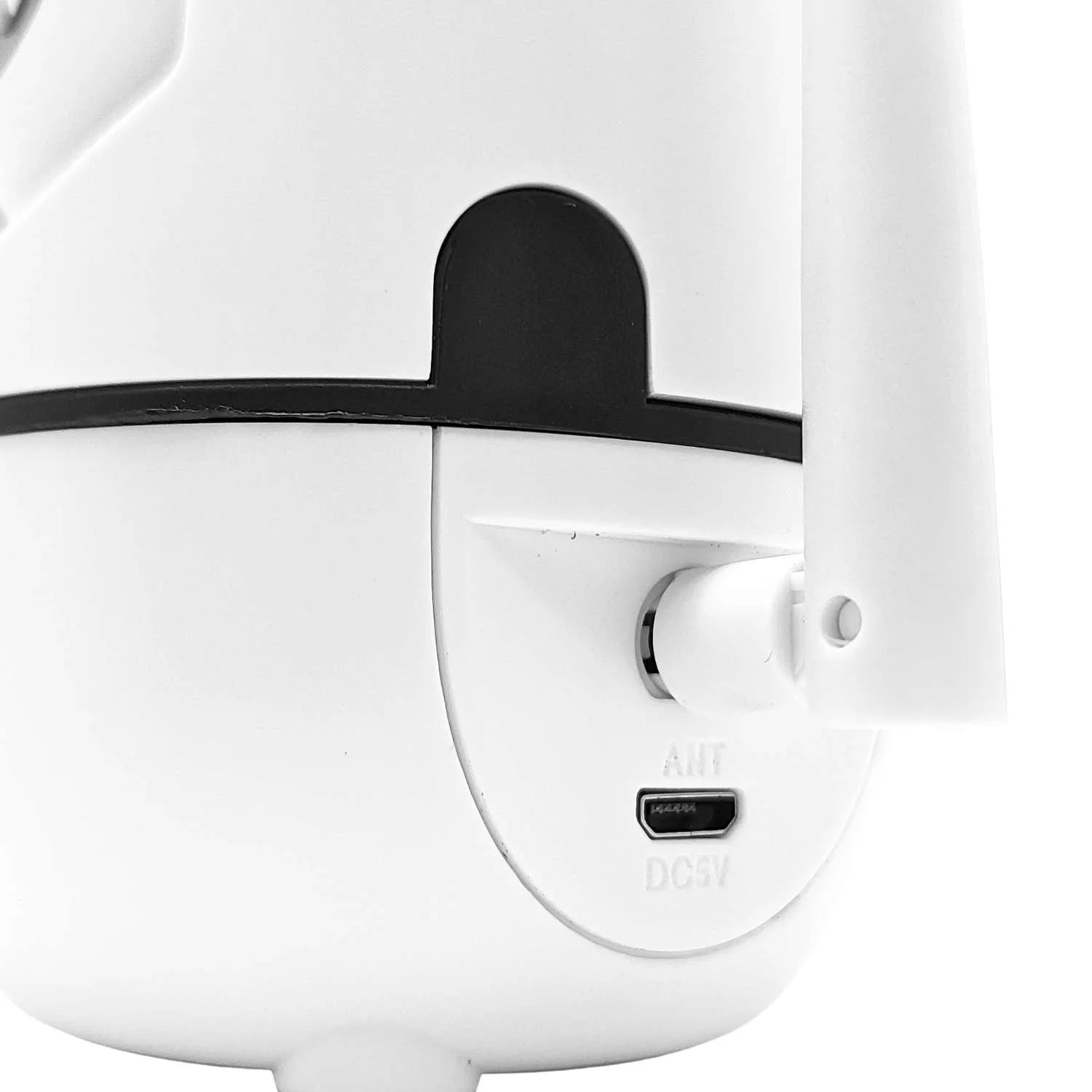 Câmera de segurança Wi-Fi com suporte de montagem ajustável