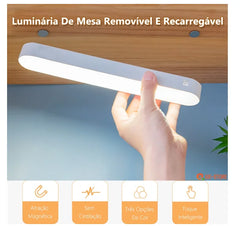 Luminária com diferentes configurações de iluminação
