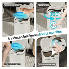 Design Moderno com Material ABS Resistente e Impermeável