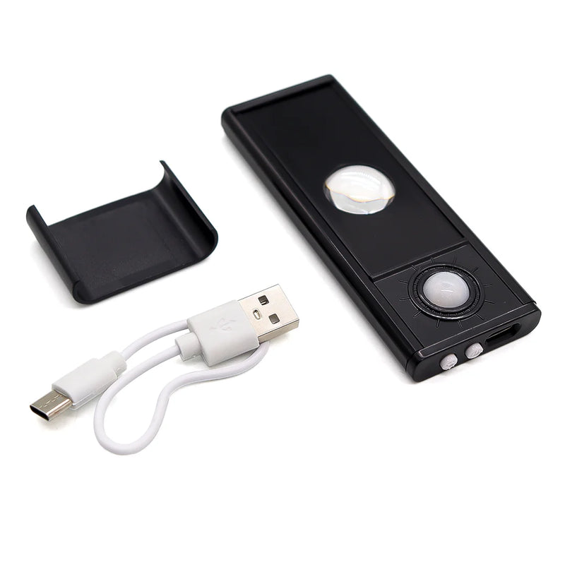 Luminária LED Recarregável e Sensor de Movimento - Instalação Fácil, Design Moderno e Elegante