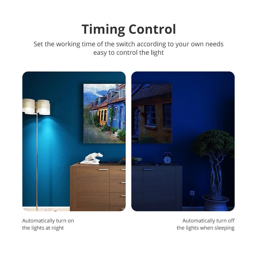 Interruptor Touch Inteligente Zemismart Zigbee com neutro, Alexa e Google Home