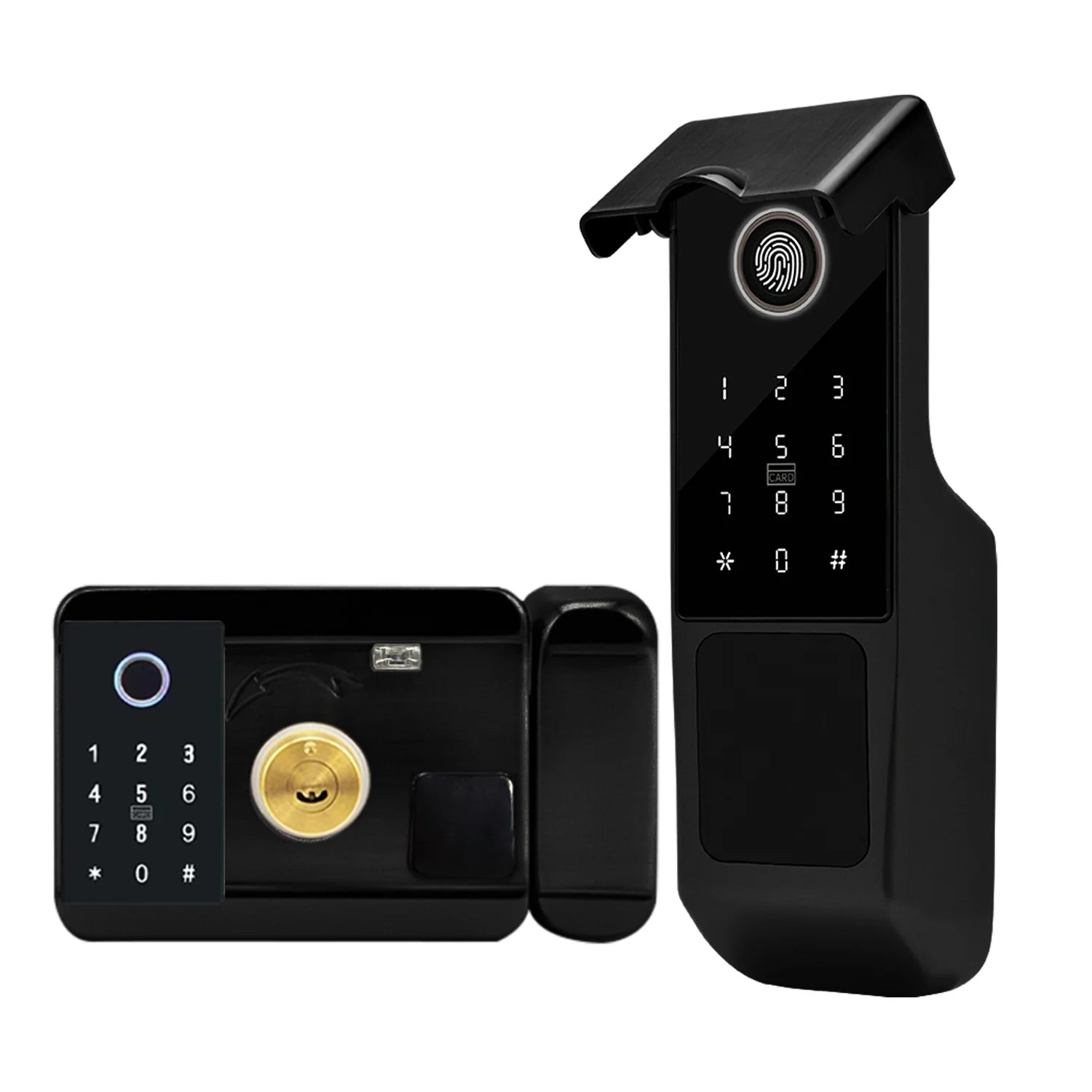 Fechadura Digital OSKOFTY WiFi Tuya com biometria, senha e campainha