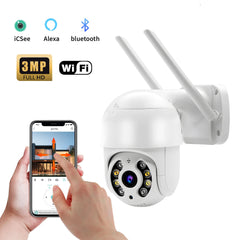 Aplicativo ICSEE no smartphone — interface de monitoramento