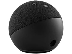 Echo Dot 5ª Geração em ambiente de cozinha com aplicativos compatíveis
