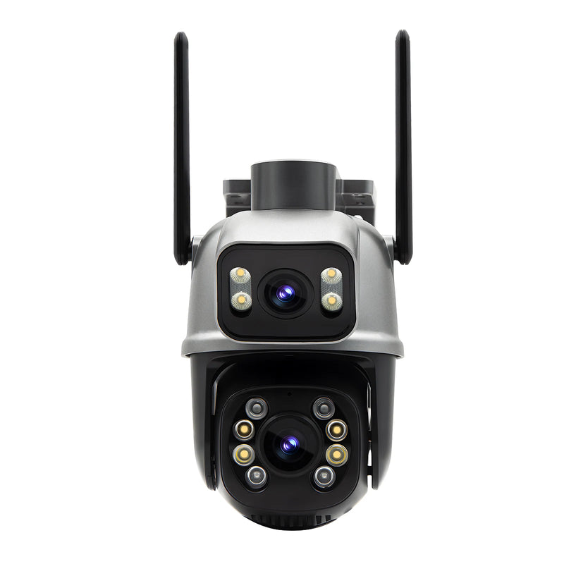 Câmera de Segurança Inteligente HD, 4K, WI-FI - Coibeu A28B – Proteção Completa 360° com Visão Dupla