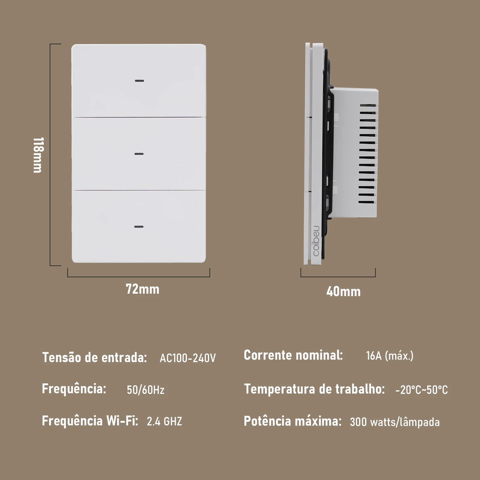 Interface do aplicativo Tuya Smart Life