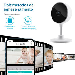 Mini Câmera de Segurança Wi-Fi com visão noturna