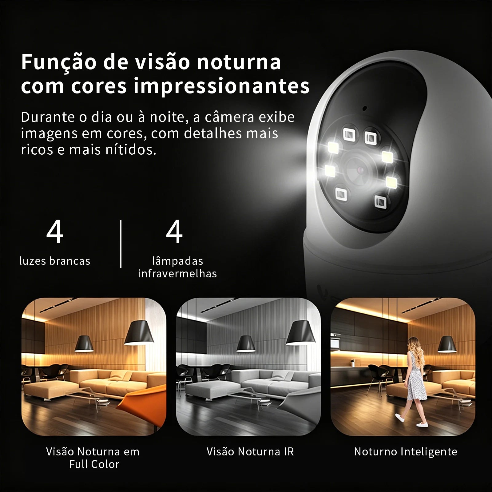 App ICSee exibindo visão ao vivo da câmera COIBEU