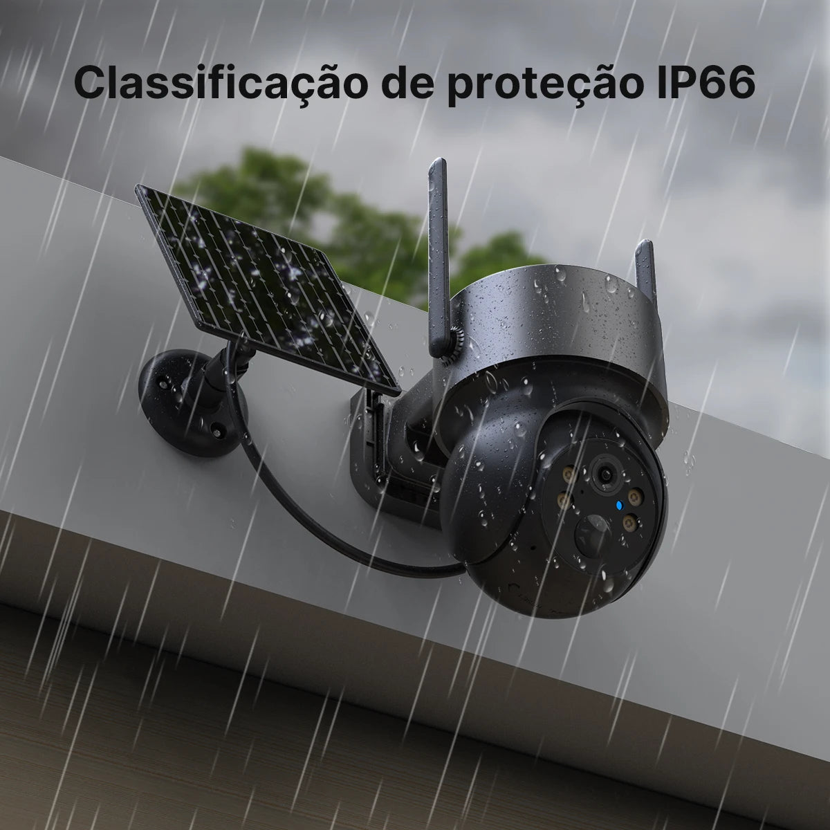 Resistência IP68 — câmera à prova de chuva e poeira para uso externo