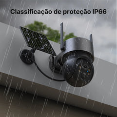 Resistência IP68 — câmera à prova de chuva e poeira para uso externo