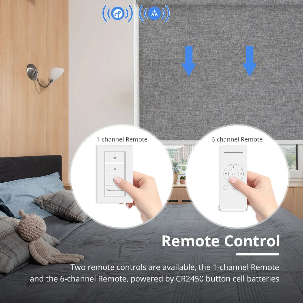Motor de Persiana Zemismart Matter Thread com HomeKit e Google Home
