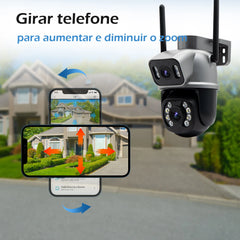 Câmera de Segurança Coibeu A28B 4K Wi-Fi com visão 360°