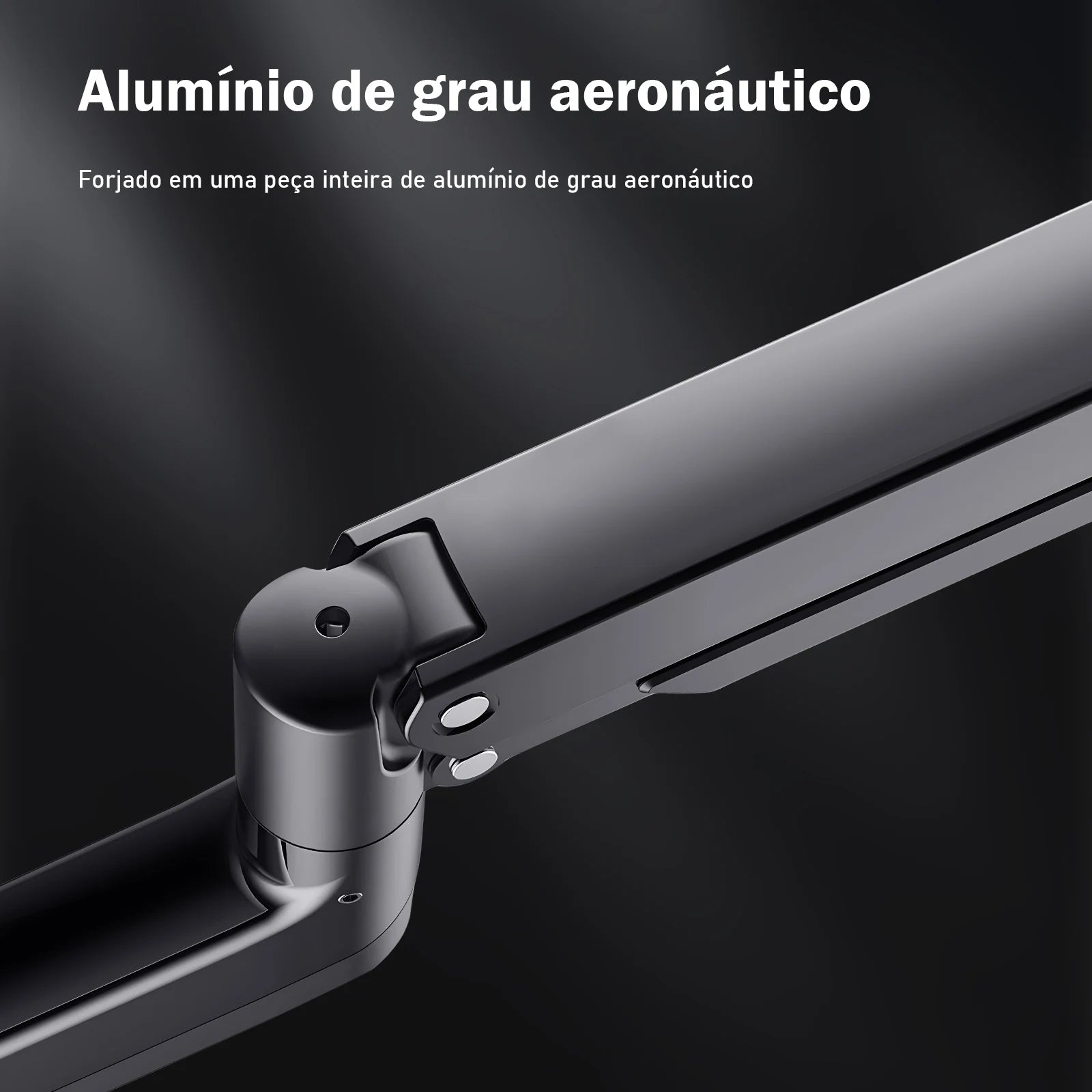 Conexões VESA 75×75 e 100×100mm do suporte