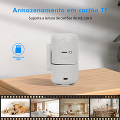 Câmera COIBEU com suporte magnético e cabo USB inclusos
