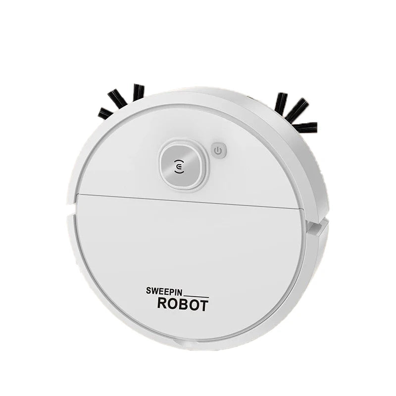 Robô aspirador em diferentes ângulos