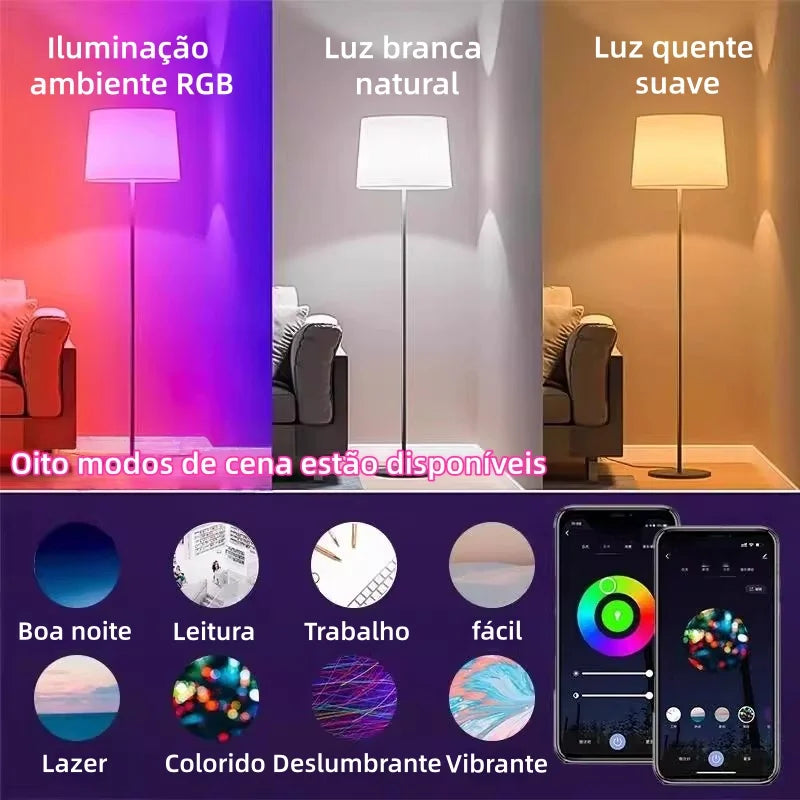 Detalhe da base E27 rosca padrão da lâmpada inteligente