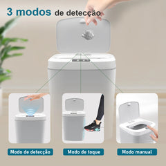 Lixeira Inteligente com sensor 3D e abertura automática