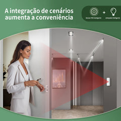 Sensor de Presença PIR COIBEU Zigbee Tuya Smart Life