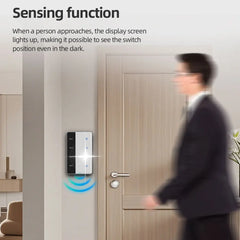 Interruptor ZEMISMART 2-Gang com tela touchscreen - Detalhes frontal