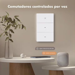 Instalação do interruptor inteligente com fio neutro
