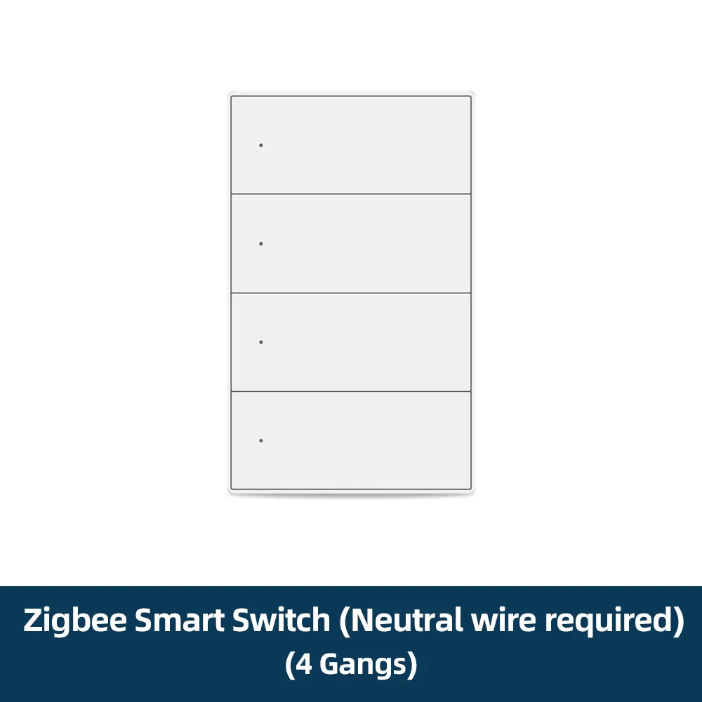 Conexões internas: fio fase, neutro e terra do interruptor Zigbee
