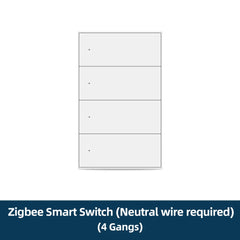 Conexões internas: fio fase, neutro e terra do interruptor Zigbee