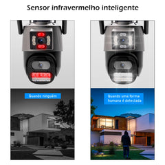 Câmera de Segurança COIBEU A38 6MP WiFi com visão noturna