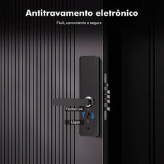 Fechadura Digital Inteligente com biometria, senha e app Tuya