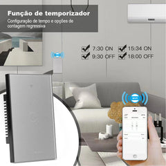 Interruptor Touch Inteligente COIBEU WiFi com Alexa e Google Home