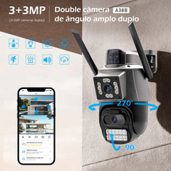 Câmera de Segurança COIBEU A38 6MP WiFi com visão noturna