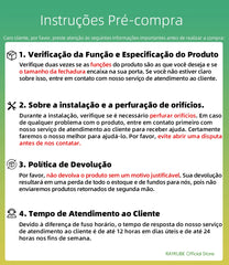 Fechadura Inteligente RAYKUBE F7 Tuya WiFi com biometria e maçaneta integrada